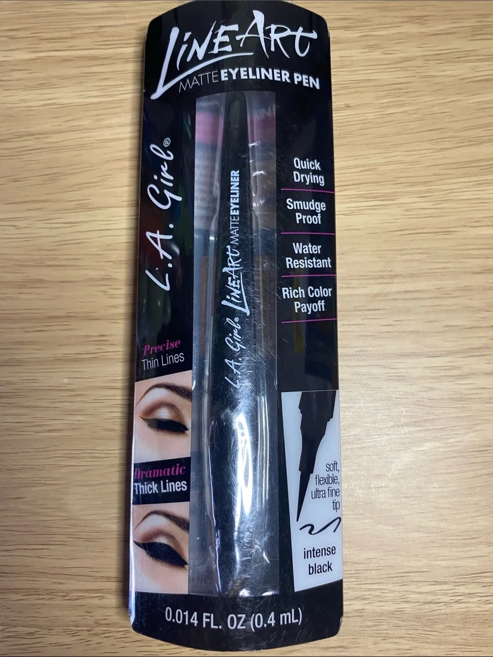 L.A. Girl Line Art Matte Eyeliner Pen - Intense Black